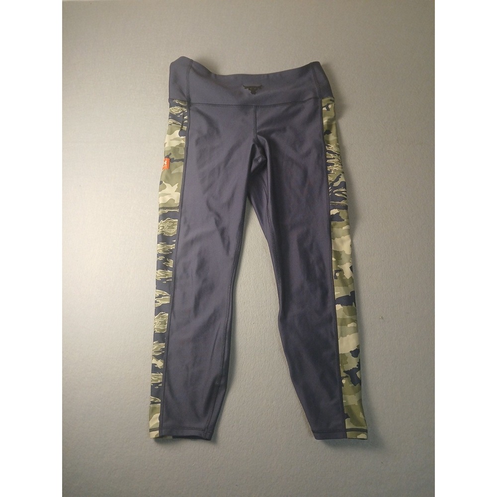 Under Armour Project Rock High Rise Leggings Veterans Day Size L 1373611 558